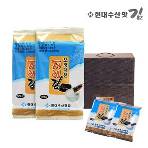 현대수산맛김 보령 대천김 재래 식탁김, 선택완료, 20개, 12g