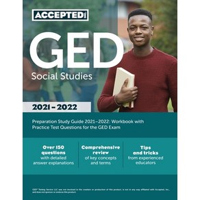 GED Social Studies Pepaation Study Guide 2021-2022, Accepted, Inc., English, 9781635309669