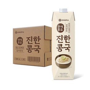 연세우유 진한콩국 1000ml 9팩, 9개, 1L