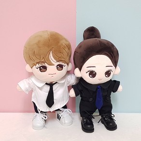 아이돌룩 넥타이 20cm 아이돌 인형옷, 네이비, 1개