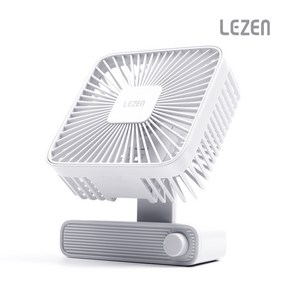 르젠 BLDC모터 탁상용 무선 선풍기 LZMF-SM2000, 화이트