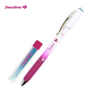 sewline 0.9mm 페브릭 펜슬 블루 원단용 샤프 초크, 1개