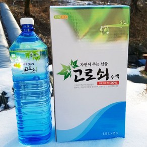 (시골마당) 광양 백운산 서울대 학술림 고로쇠 수액 당일채취, 3개, 1.5L