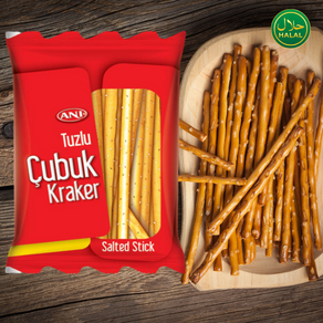 Tukish Salted Stick Cackes Tuzlu Cubuk Kake 짭짤한 스틱 크래커 터키산, 3개, 150g