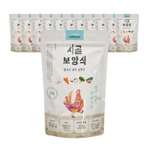 뉴트리맥스 시골보양식 강아지 보양죽 닭고기와 전복 12p, 닭, 120g, 1세트