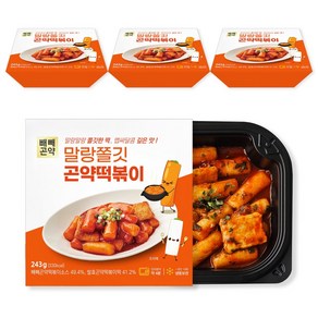 빼빼곤약 말랑쫄깃 곤약떡볶이, 4개, 243g