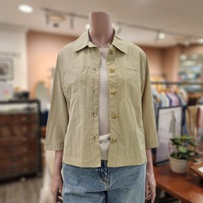 BCBG [올앤선드리] A아벨 블라우스 _ A4M3B473 81 [L/KHAKI]