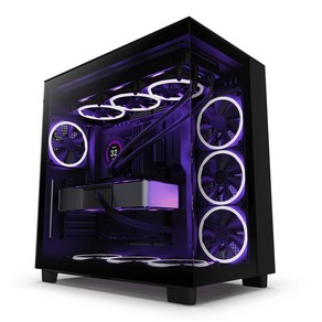 [NZXT] H9 Flow [미들타워] [매트 블랙], 상세페이지 참조, 1개