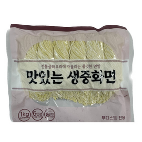 바이오마켓_식자재왕 맛있는 생중화면, 4개, 1kg