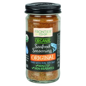 Fontie Co-op Oganic Blackened Seafood Seasoning Fontie Co-op 유기농 검게 한 해산물 시즈닝 2.8온스 병 생선 해산물, 1개, 79g