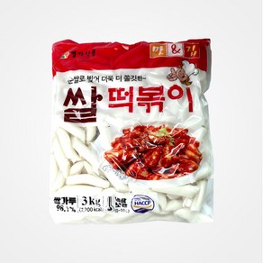 [별가식품] 쌀떡볶이 떡 3kg, 1개