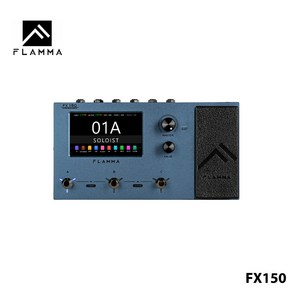 Flamma FX150 기타 멀티 이펙트 프로세서 일렉트릭 기타 페달, 갤럭시 블루, 1개