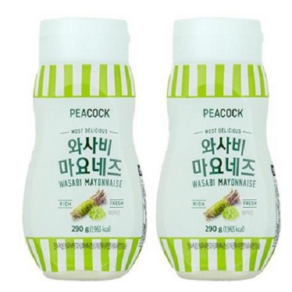 피코크 와사비 마요네즈 290g x 2개 총 580g