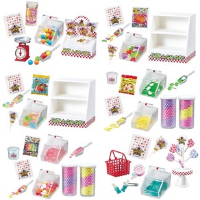 리멘트 Sweety! Happy! Candy SHOP CANDY AGOGO! 1BOX 約H115×Ｗ70×Ｄ60mm PVC、ABS製, 1개