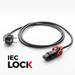 [스마트키퍼 x IEC LOCK] 전원 케이블 락 (PC2635/PC2826), 1개, 3.15m