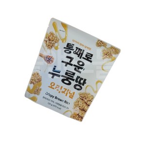 통째로 구운 누룽 땅 오리지널 누룽지 과자, 120g, 3개