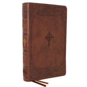 Nabre New American Bible Revised Edition Catholic Bible Large Print Edition Leathersoft Brown ... Imitation Leather