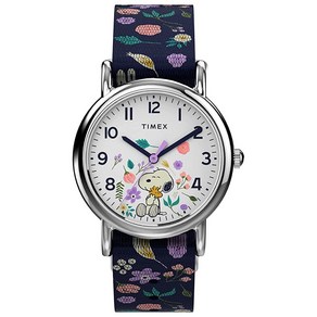 Timex 여성용 스누피 우드스톡 캐주얼 손목시계 157768