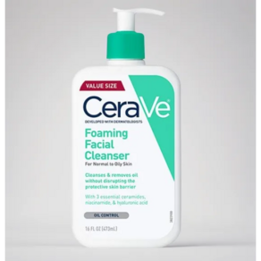 CeaVe 세라비 포밍 페이셜 클렌저 지성 피부용, 473ml, 2개