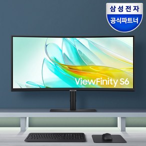 삼성전자 뷰피니티 S6 S34C650U 34인치 커브드 와이드 모니터 USB-C 내장스피커 100Hz