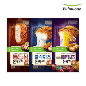 풀무원 돈카츠 3개(통등심1개+블럭치즈1개+고구마치즈1개)_P, 풀무원 돈카츠 3개(통등심1개+블럭치즈1개+고구마치즈1, 1개