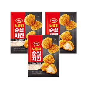 하림 누룽지순살치킨400g, 400g 3봉, 3개, 400g