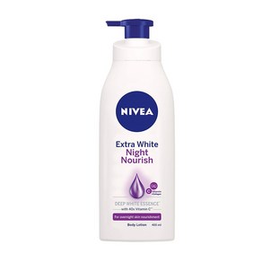 NIVEA 니베아 엑스타라 화이트 나이트 화이트닝 바디로션 350ml, 1개