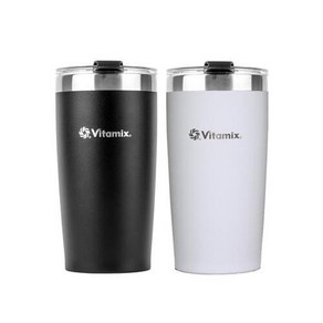 Vitamix 바이타믹스 2 Way 스테인리스 뚜껑 텀블러 VM T600, 블랙, 1개