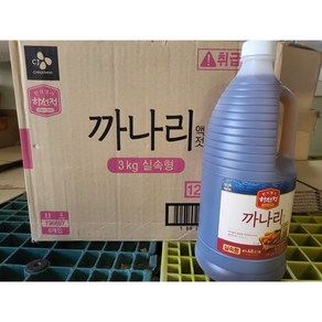 CJ 하선정 까나리액젓 o 멸치액젓3kg (실속형), 3kg, 1개