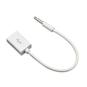 3.5mm 잭 M AUX 오디오 플러그 USB F 컨버터 케이블 ~, 1개