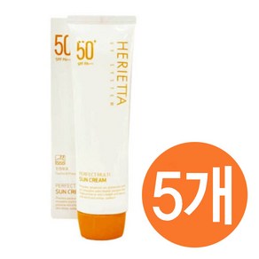 헤리에타 퍼팩트 멀티 선크림 SPF45/PA+++ 70g, 90g, 5개