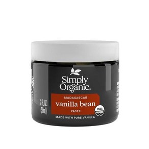 Simply Oganic 바닐라 빈 페이스트 유기농 59.1ml(2액량 온스), 2 Oz. (Pack of 1), 1개, 59ml