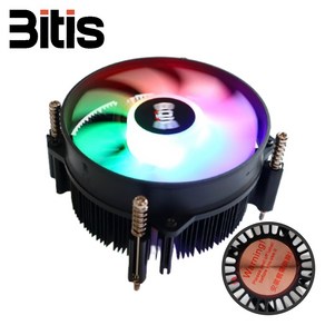 비티즈 T80 RGB LED 인텔 CPU 쿨러 공랭쿨러