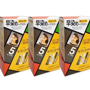 건강두배로 파온 세븐에이트 헤어칼라 5호 40g 갈색, 5호 갈색, 3개