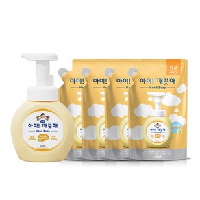 아이깨끗해 파우더향 (250ml) 1개 +리필 (200ml) 4개, 1세트, 250ml