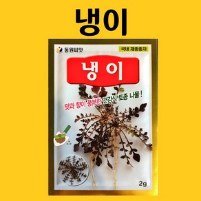 농사친구 냉이 씨앗 2g 동원 씨 종자 쪽파 고사리 명이나물 산상추 초당옥수수 항암배추 담배 산마늘 아스파라거스 고수, 1개