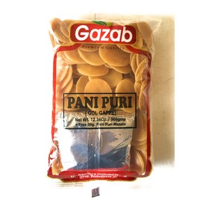 Panipui (Golgappe) Non-Fied (Fy o Micowave) 파니푸리(골가페) 튀기지 않은(튀김 또는 전자레인지), 1개, 174g