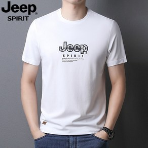 JEEP SPIRIT 지프 스피릿 남성 여름 통기성 데일리 캐주얼 라운드 반발 티셔츠 23MA456TS3201+사은품