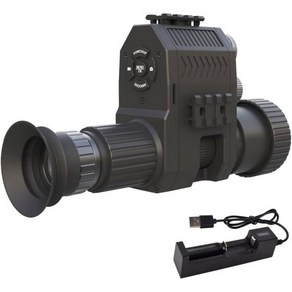 1080p Hunting Night Vision Scope 비디오 카메라 850nm 전술 적외선 IR 손전등과 십자형 조절이 가능한 1 2인치 HD 화면 디스플레