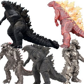 국내출고 신고질라 메카 MECHA 관절 피규어 킹 오브 몬스터 NECA GODZILLA+랜덤 굿즈 피규어, 구성품D : 미니컨셉 5종 고질라 세트, 1개