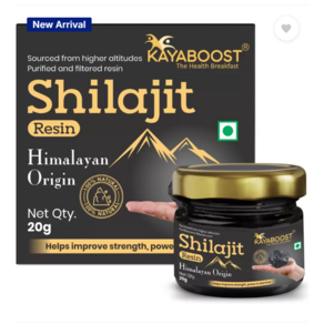 Himalayan Pue Shilajit Resin Boost Pefomance Powe Stamina Stength Ayuvedic Sex Wellness, 1개, 20g