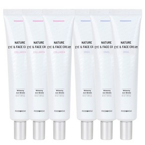 [푸드어홀릭] (1+1+1) 아이 앤 페이스 아이크림 40ml /콜라겐 스네일, 스네일X2+콜라겐, 3개