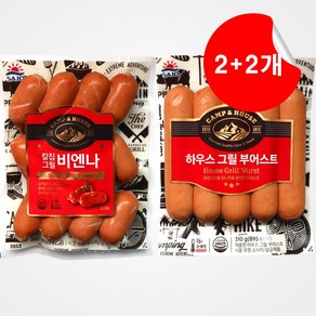 [대림] 칼집그릴비엔나 280g x 2개 + 하우스그릴부어스트 310g x 2개