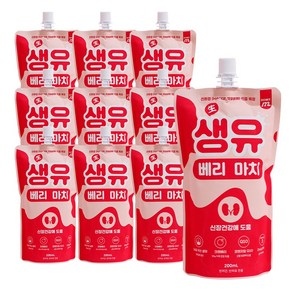 마이베프 생유베리마치 펫밀크, 크랜베리맛, 200ml, 10개