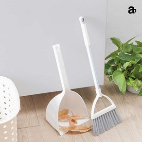 가벼운 플라스틱 빗자루 쓰레받기 세트 현관 청소 업소용 바닥청소, 1개