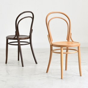 Sediaelite THONET No 14 비엔나 토넷 체어 곡목 체어, 1개, 월넛