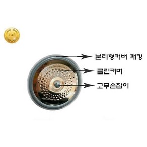 쿠쿠 CRP-HVB0680SS 클린커버+커버패킹+고무손잡이D