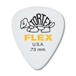 던롭피크 톨텍스 플렉스 스탠다드 피크 0.73mm Dunlop TORTEX FLEX, 1개