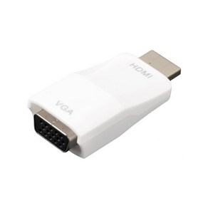 맑은Coms HDMI 컨버터 (HDMI to VGA) 오디오 지원 무전원 젠더, 1개