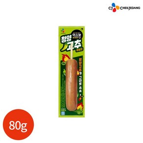 [KT알파쇼핑]CJ 맥스봉 청양고추 후랑크 80g x 5개